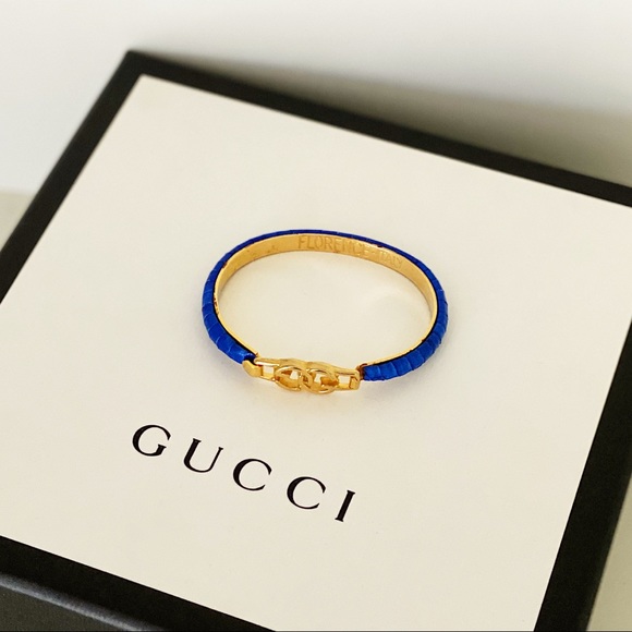 Sold Gucci GG snakeskin Bracelet Luxury GIFT! - Picture 3 of 6